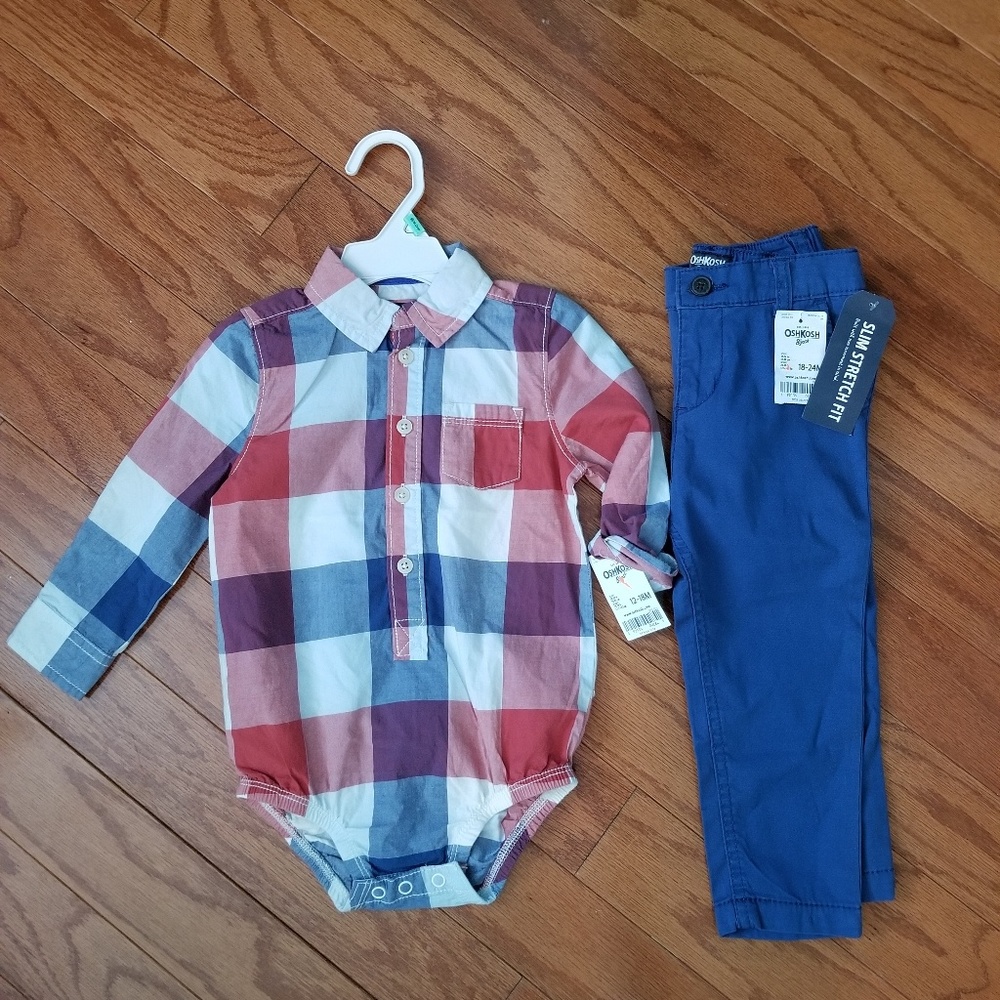 NWT Toddler boy Oshkosh outfit